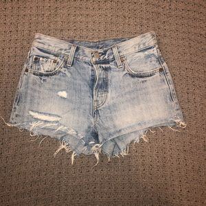 Levi denim shorts